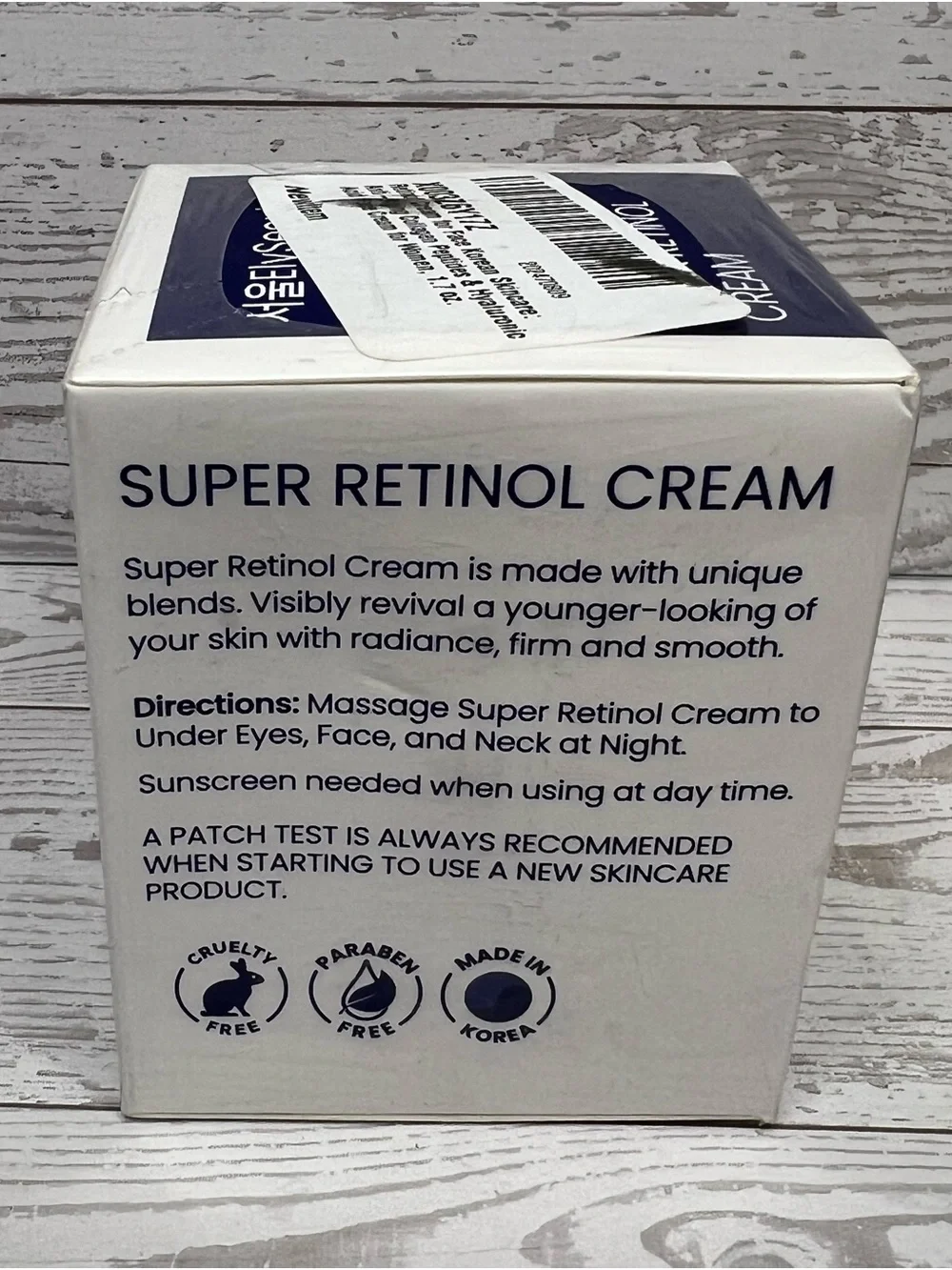 ElySeoul Super Retinol Cream —Peptides & Hyaluronic Acid-sealed 1.7 oz